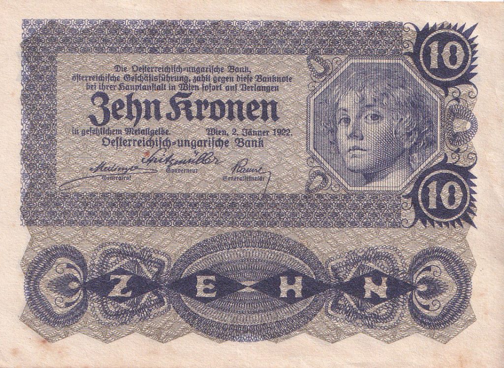 10 Koron -1922 r. Austria