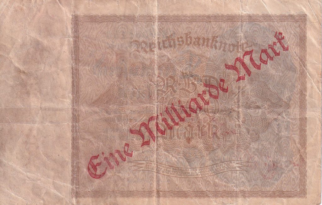 1000 Marek 1922 r. Niemcy