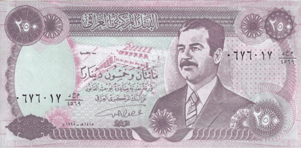 250 Dinarów Irak
