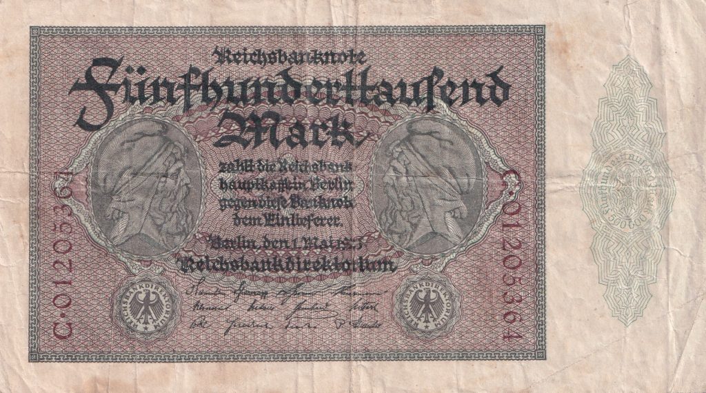 500 000 Marek, 1923 r. Niemcy