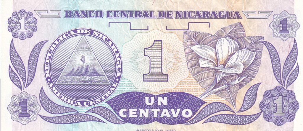 Nikaragua, 1 centavo