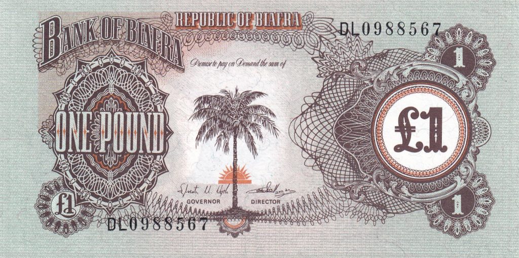 Biafra, 1 Pound