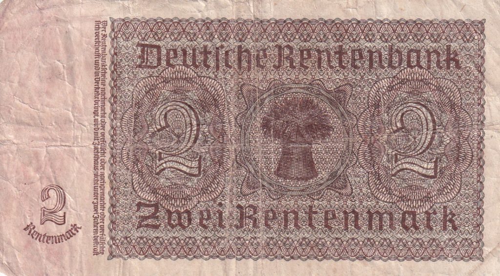 Niemcy, 2 Rentenmark, 1937 r.