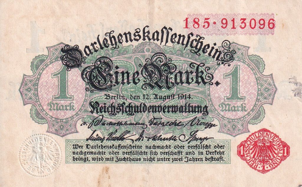 Niemcy, 1 Marka, 1914 r.