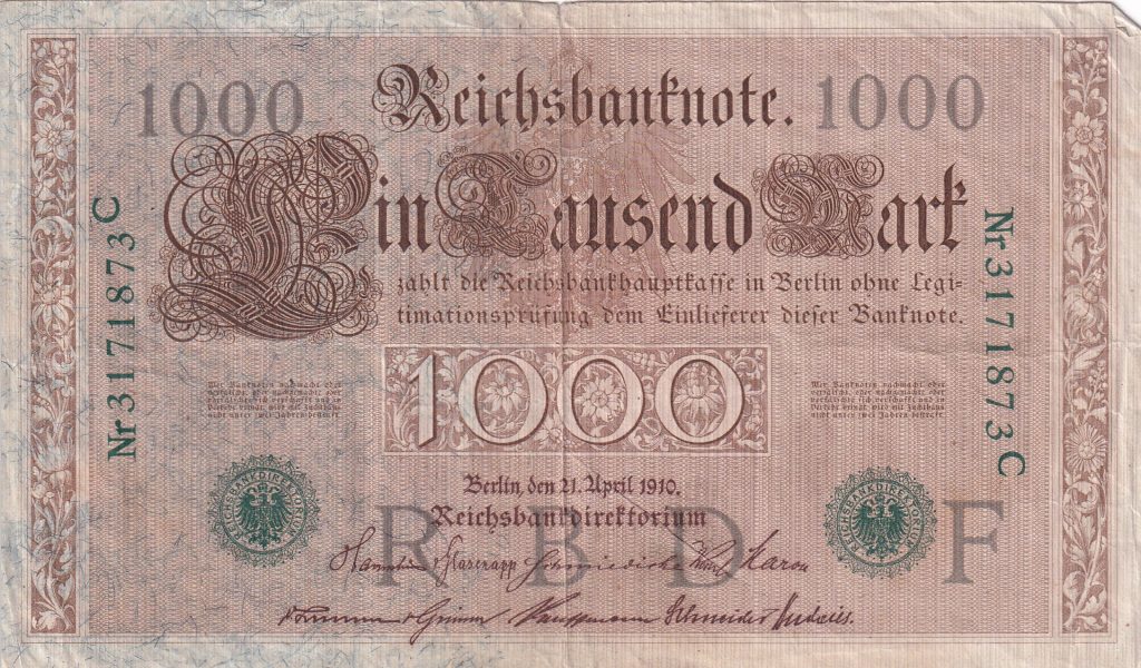 Niemcy, 1000 marek, 1910 r.