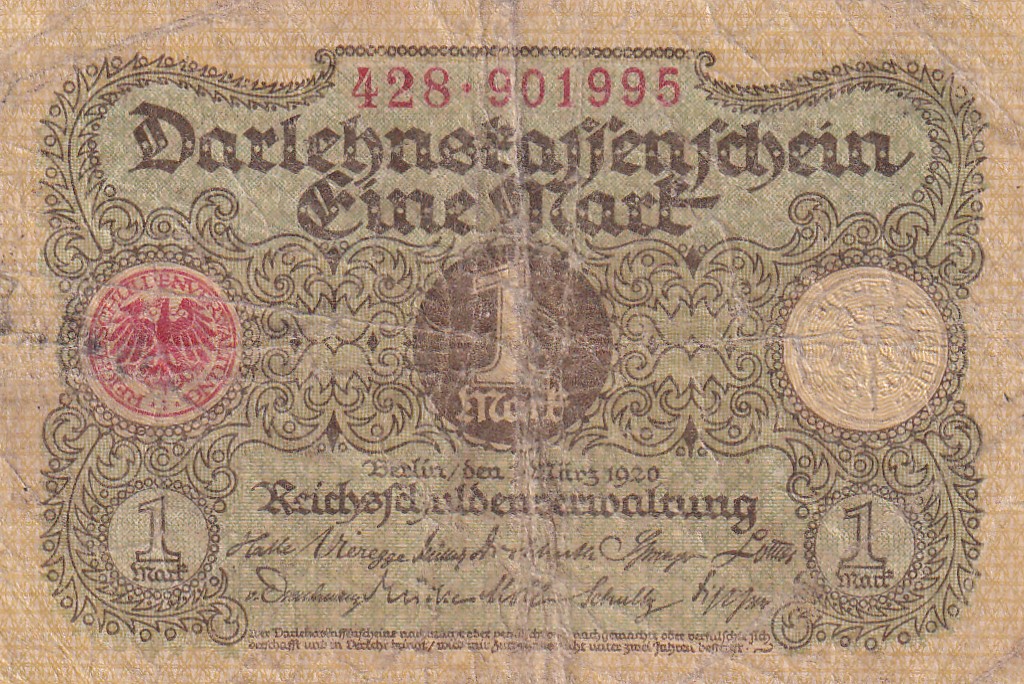Niemcy, 1 Marka, 1920 r.
