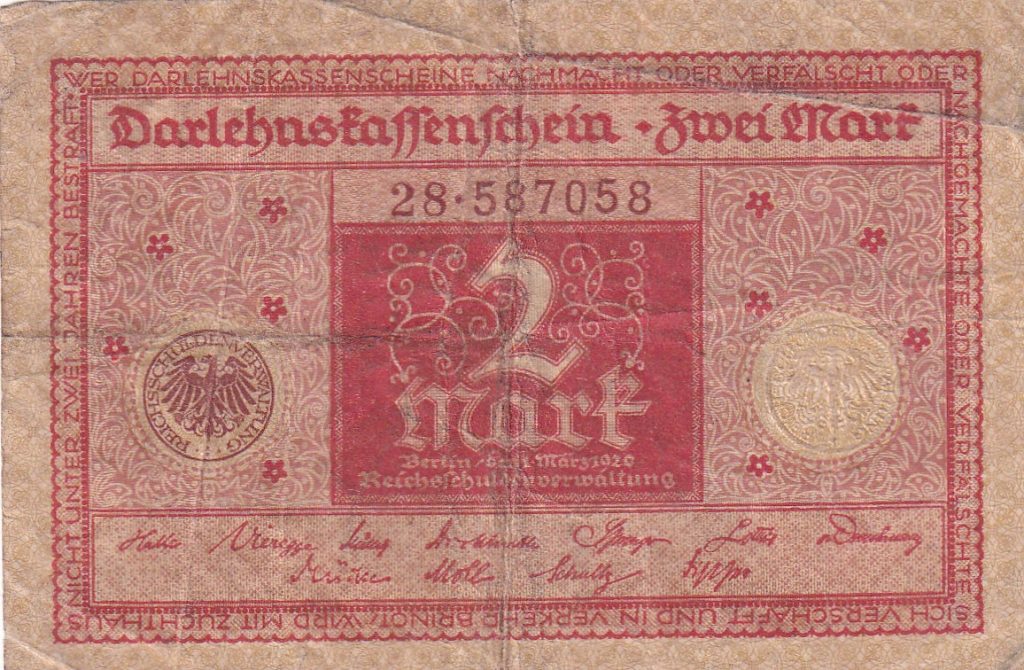 Niemcy, 2 Marki, 1920 r.