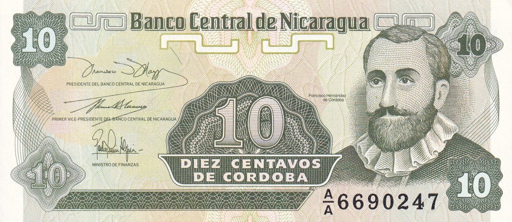 Nikaragua, 10 centavos