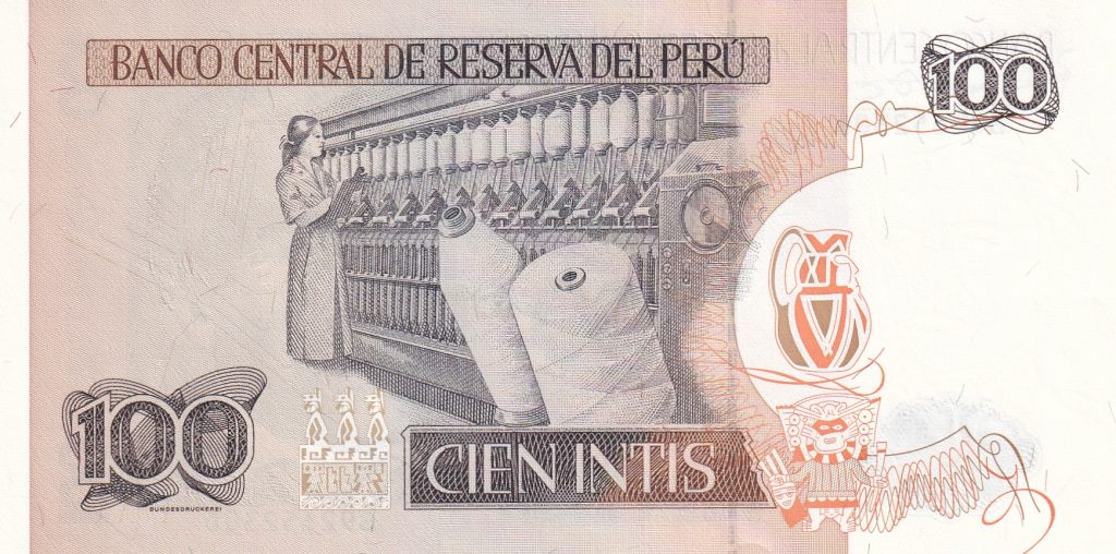 Peru, 100 Intis, UNC