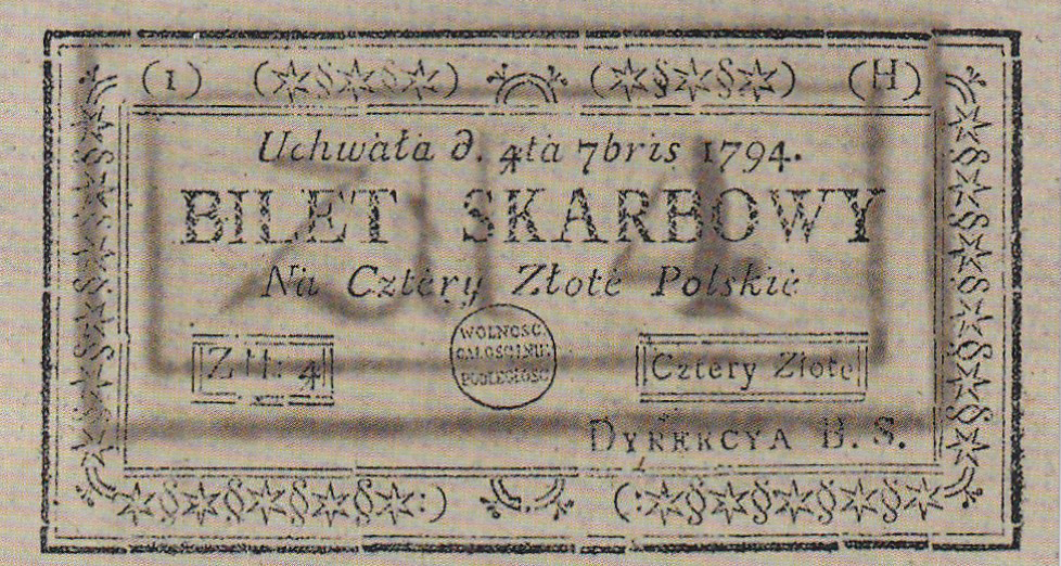 Powstanie Kościuszkowskie - 4 zł, 1794 r.