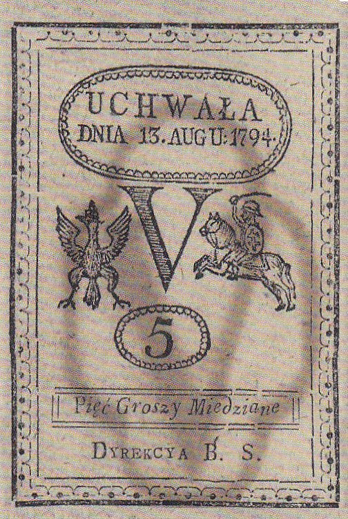 Powstanie Kościuszkowskie - 5 zł, 1794 r.
