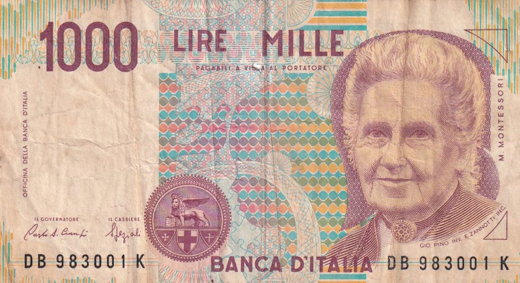 Włochy, 1000 Lirów, 1990 r.