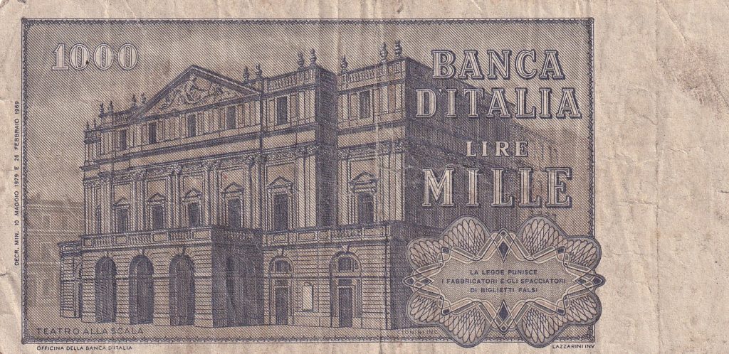Włochy, 1000 Lirów, 1979 r.