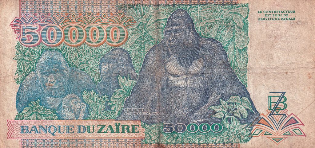 Zair, 50000 NZ, 24.04.1991 r.