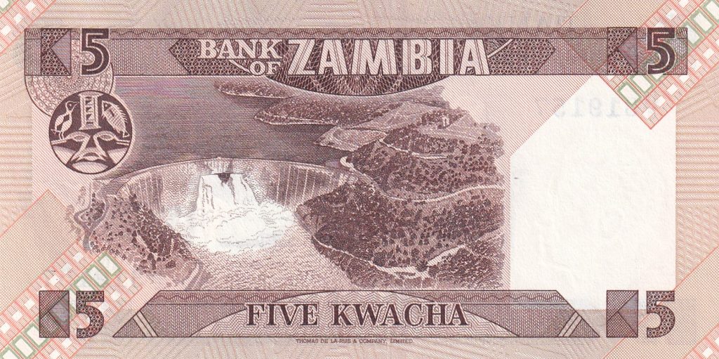 Zambia, 5 Kwacha, UNC