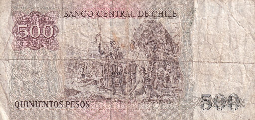 Chile, 500 Pesos, 1998 r.
