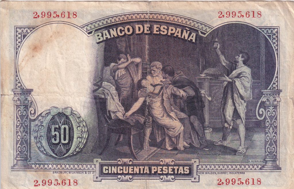 Hiszpania, 50 Pesetas, 1931 r.