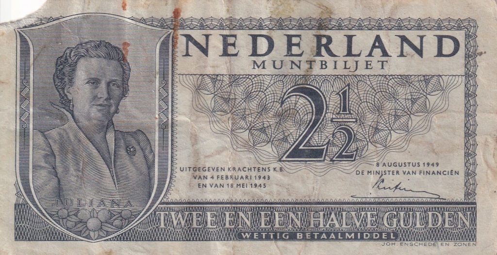 Holandia, 2,5 Guldena