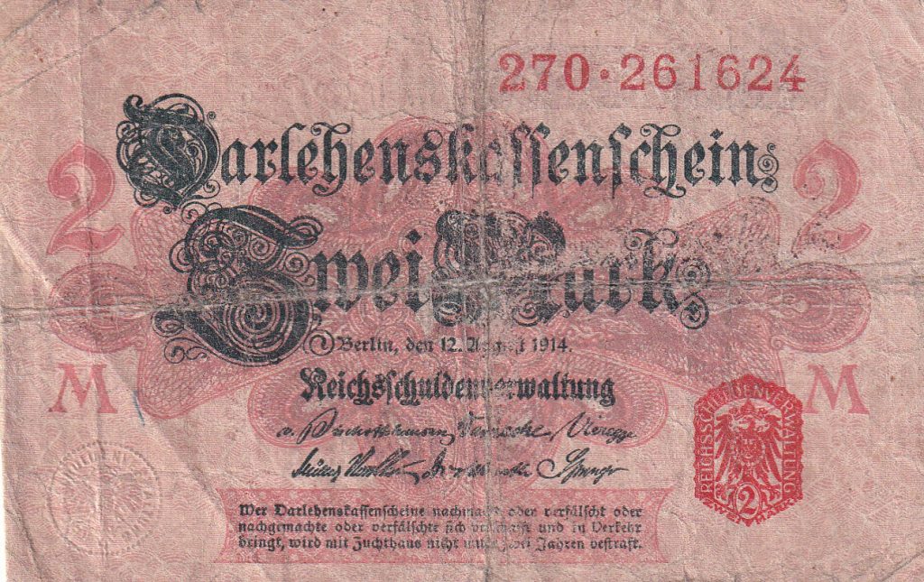 Niemcy, 2 Marki, 1914 r.