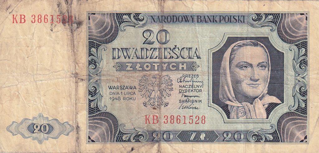 Polska, 20 zł, 1948 r.