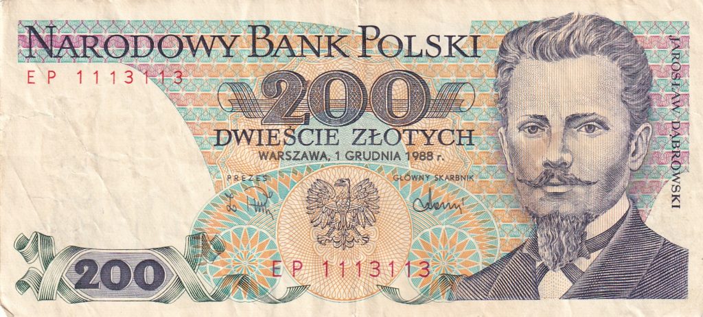 PRL, 200 zł, 1988 r.