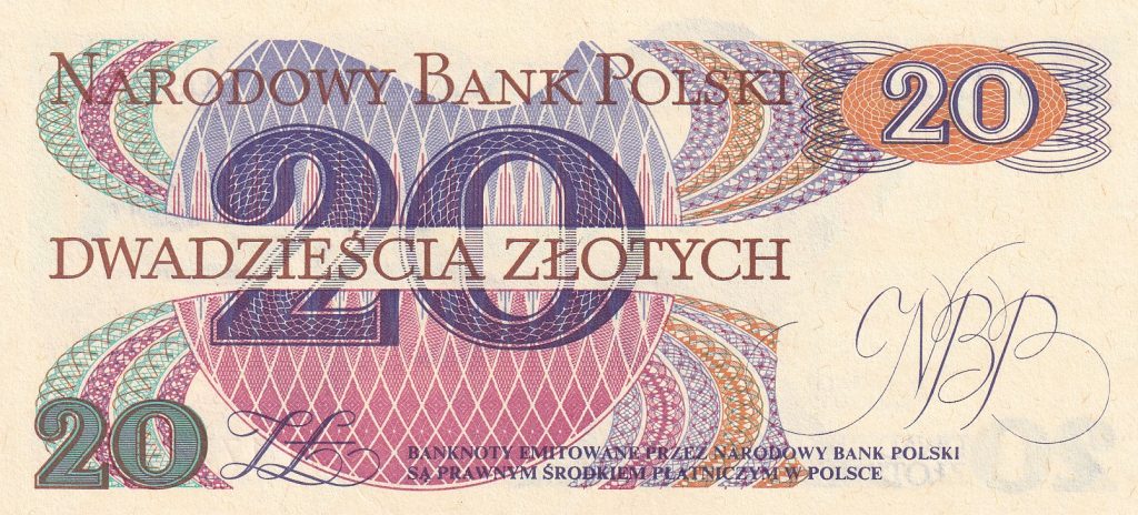 PRL, 20 zł, 1982 r.