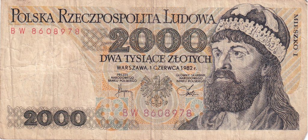 PRL, 2 000 zł, 1982 r.