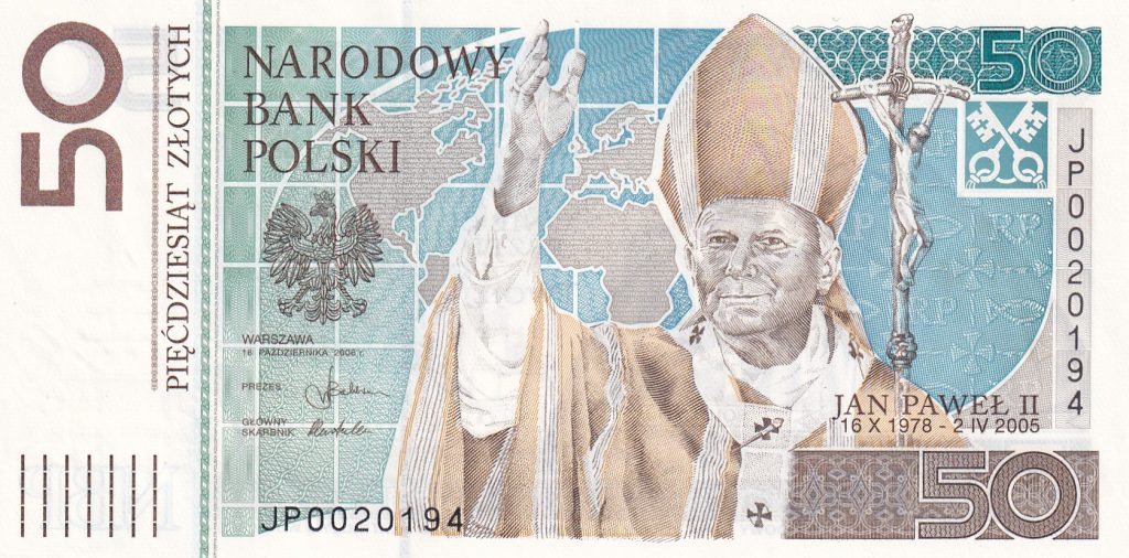 Polska, 50 zł, Jan Paweł II