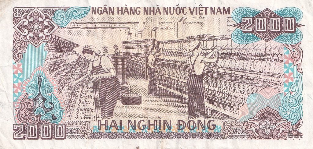 Wietnam, 2 000 Đồng, 1988 r.