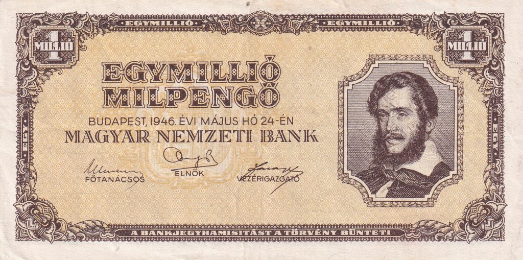 Węgry, 1 milion Pengo, 1946 r.