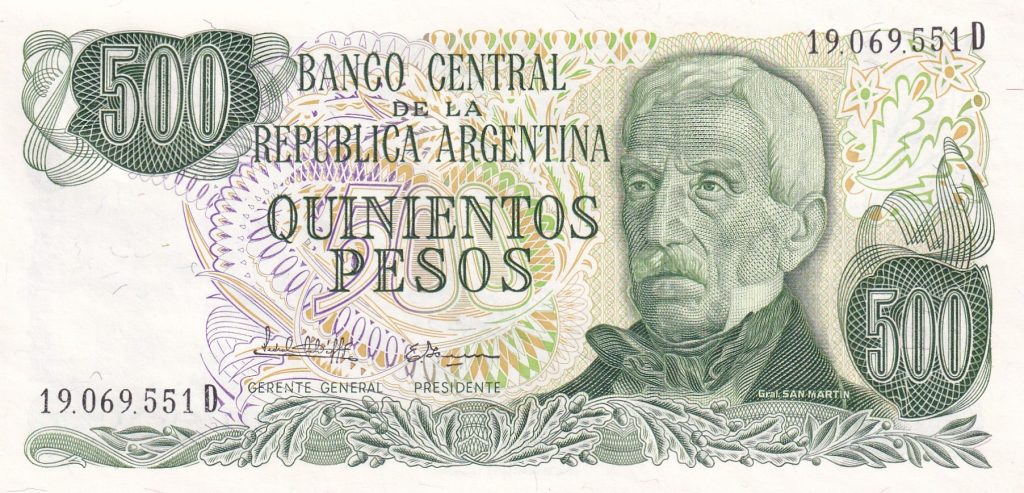 Argentyna, 500 Pesos