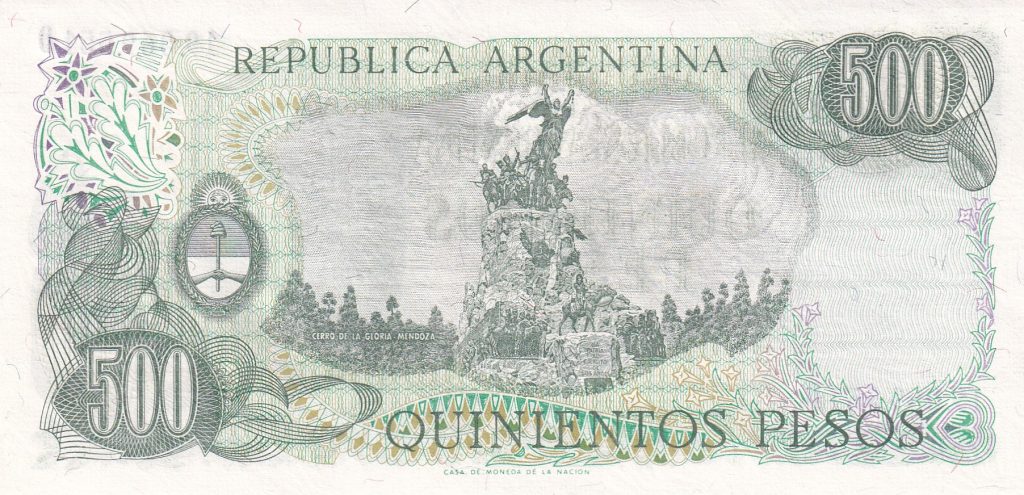 Argentyna, 500 Pesos