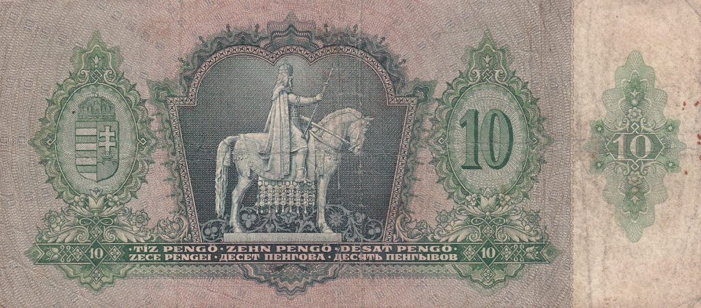 Węgry, 10 Pengo, 1936 r.