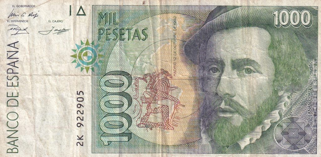 Hiszpania, 1 000 Pesetas
