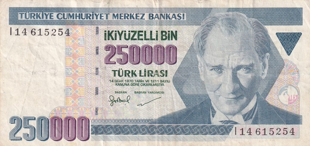 Turcja, 250 000 Lirów