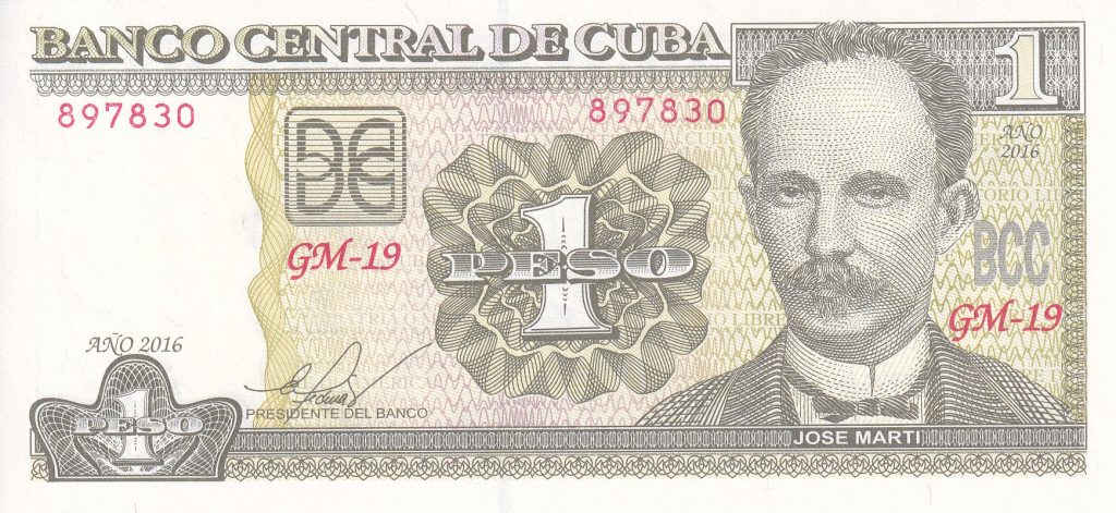 Kuba, 1 Peso, 2016 r.