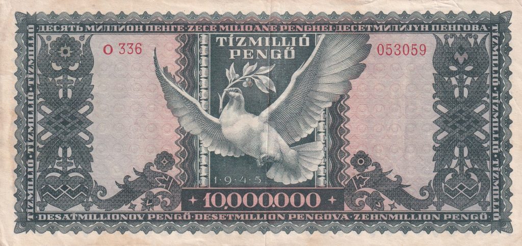 Węgry, 10 000 000 Pengo, 1945 r.